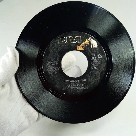 Bonnie Tyler It's About Time/It's A Heartache 45 RPM Vinyl Record - Picture 8 of 10